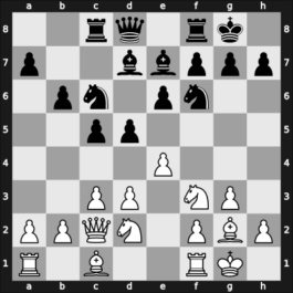 1961 Oberhausen etc – Round 7 – Hort, Vlastimil – 1/2-1/2 – Teschner, Rudolf – G188