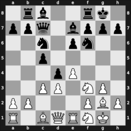 1961 Oberhausen etc – Round 7 – Polugaevsky, Lev – 1/2-1/2 – Nedeljkovic, Srecko M – G191