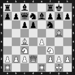 1961 Oberhausen etc – Round 9 – Fichtl, Jiri – 1/2-1/2 – Udovcic, Mijo – G233