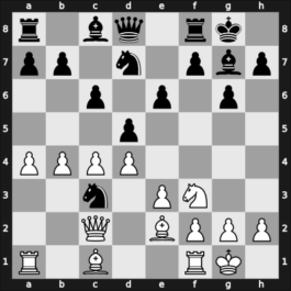 1961 Oberhausen etc – Round 10 – Portisch, Lajos – 1/2-1/2 – Trifunovic, Petar – G239