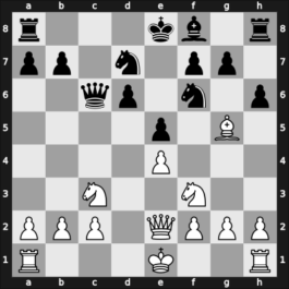 1961 Palanga Baltic Ch – Round ? – Klavins, Janis – 1/2-1/2 – Peterson, Andrejs – G37