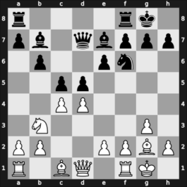 1961 ROM Ch – Round 4 – Puscasiu, Octavian – 0-1 – Mititelu, Gheorghe – G22