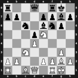 1961 Rostov – Round 10 – Drozd, Ryszard – 1/2-1/2 – Nezhmetdinov, Rashid – G30