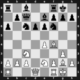 1961 Rostov – Round 11 – Nezhmetdinov, Rashid – 1/2-1/2 – Bondarevsky, Igor – G31