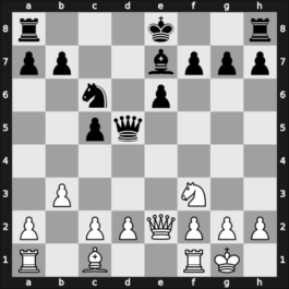 1961 Sarajevo – Round 1 – Puc, Stojan – 1/2-1/2 – Kozomara, Vlado – G4