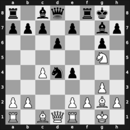 1961 Sarajevo – Round 1 – Damjanovic, Marko – 1/2-1/2 – Kozomara, Vlado – G8