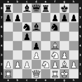 1961 Sarajevo – Round 3 – Puc, Stojan – 1/2-1/2 – Pachman, Ludek – G20