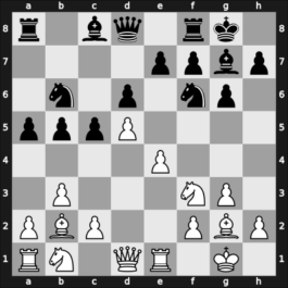 1961 Sarajevo – Round 5 – Pirc, Vasja – 1/2-1/2 – Gligorić, Svetozar – G28