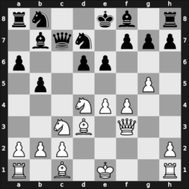 1961 Sarajevo – Round 7 – Milic, Bozidar – 1/2-1/2 – Gligoric, Sofija – G35