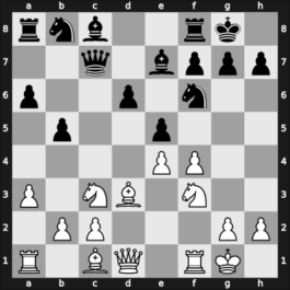 1961 Sarajevo – Round 9 – Milic, Bozidar – 1/2-1/2 – Bogdanovic, Radivoje – G42