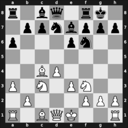1961 Sarajevo 04th – Round 4 – Damjanovic, Marko – 1/2-1/2 – Sofrevski, Jovan – G7