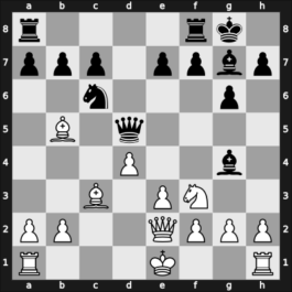 1961 Soviet-ch28 – Round 1 – Taimanov, Mark E – 0-1 – Smyslov, Vladimir – G5
