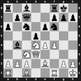 1961 Stockholm – Round 1 – Kinnmark, Ove – 1/2-1/2 – Hodos, German – G4