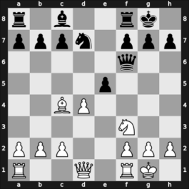 1961 Stockholm 6061 – Round 11 – Johansson, Martin 1979 – 1/2-1/2 – Nielsen, Axel – G18