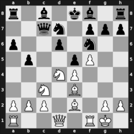 1961 Torremolinos – Round 3 – Gligoric, Sofija – 1/2-1/2 – Najdorf, Rafael – G13