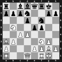 1961 Torremolinos – Round 8 – Najdorf, Miguel – 0-1 – Heidenfeld, Wolfgang – G33