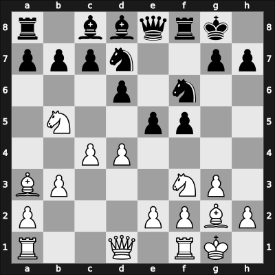 1961 Torremolinos – Round 8 – Najdorf, Miguel – 0-1 – Heidenfeld, Wolfgang – G33