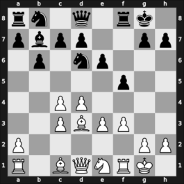 1961 URS-ch28 – Round ? – Bannik, Anatolij – 1/2-1/2 – Tarasov, Vitaly – G11