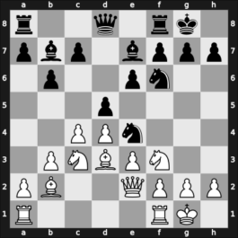 1961 URS-ch28 – Round ? – Smyslov, Vasily – 1/2-1/2 – Polugaevsky, Lev – G12