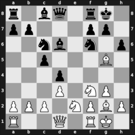 1961 URS-ch28 – Round ? – Simagin, Vladimir – 1/2-1/2 – Khasin, Abram – G29