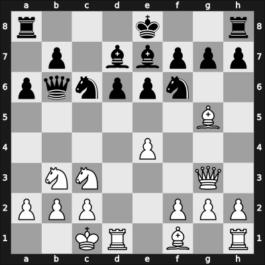 1961 URS-ch29 – Round 21 – Khasin, Abram – 1-0 – Averbakh, Yuri L – G14