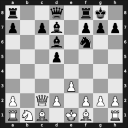 1961 URS-ch29 sf Novgorod – Round 4 – Katalymov, Boris – 1-0 – Gusev, Yuri S – G10