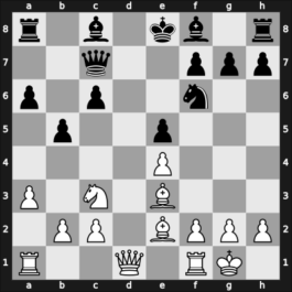 1961 URS-ch29 sf Novgorod – Round 6 – Hasidovski, Arnold – 0-1 – Suetin, Alexey S – G13