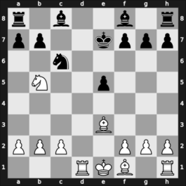 1961 URS-ch29 sf Novgorod – Round 6 – Savon, Vladimir – 1-0 – Muratov, Vladimir A – G14