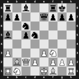 1961 URS-ch29 sf Novgorod – Round 9 – Katalymov, Boris – 1-0 – Giterman, Shlomo – G24