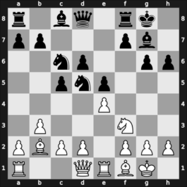 1961 URS-ch29 sf Novgorod – Round 15 – Kholmov, Ratmir D – 1/2-1/2 – Veresov, Gavriil – G21