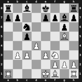 1961 USA Ch Open 62th – Round 8 – Bisguier, Arthur B – 1/2-1/2 – Benko, Pal – G34