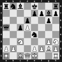 1961 San Francisco (USA Ch Open 62th) – Round 10 – Byrne, Robert E – 0-1 – Benko, Pal – G42