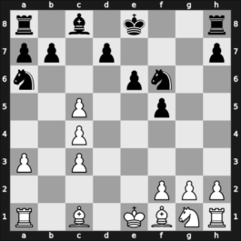 1961 USSR – Round 1 – Zaitsev, Alexander – 1/2-1/2 – Barshauskas, Vitautas – G5