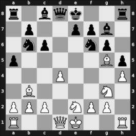 1961 Utrecht – Round 1 – Bouwmeester, Hans – 1/2-1/2 – Donner, Jan-Hein – G6