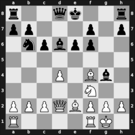 1961 Utrecht – Round 2 – Perez Perez, Francisco Jose – 1/2-1/2 – Donner, Jan-Hein – G14
