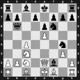 1961 Utrecht – Round 3 – Robatsch, Karl – 1/2-1/2 – Langeweg, Kick – G18
