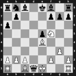 1961 Utrecht – Round 4 – Van Geet, Dirk Daniel – 1/2-1/2 – Donner, Jan-Hein – G19