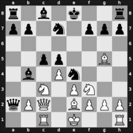 1961 Utrecht – Round 4 – Langeweg, Kick – 0-1 – Bisguier, Arthur B – G22