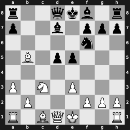 1961 Utrecht – Round 5 – Bisguier, Arthur B – 1/2-1/2 – O&rsquo;Kelly, Albéric de Galway – G23