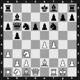 1961 Vrnjacka Banja ct women – Round 1 – Chaude de Silans, Chantal – 1/2-1/2 – Borisenko-Belova, Valentina – G2