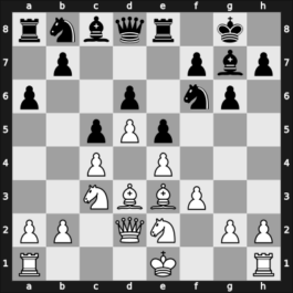 1961 Vrnjacka Banja ct women – Round 6 – Handsuren, Sandagdorj – 1/2-1/2 – Chaude de Silans, Chantal – G31