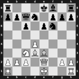 1961 Vrnjacka Banja ct women – Round 7 – Chaude de Silans, Chantal – 0-1 – Rinder, Elfriede – G33