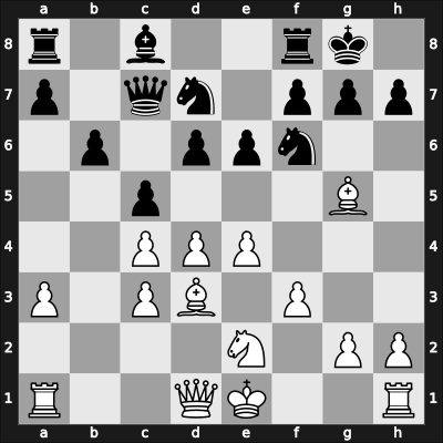 1961 Wch U20 fin-A – Round 11 – Vinje, Arne – 1/2-1/2 – Kinnmark, Ove – G27