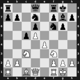 1961 Wch-jr prelim B – Round 4 – Pfleger, Helmut, Dr. – 1-0 – Maalouf, Carlos – G3