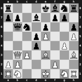 1961 World Championship 24th – Round 10 – Tal, Mikhail – 0-1 – Botvinnik, Mikhail – G9
