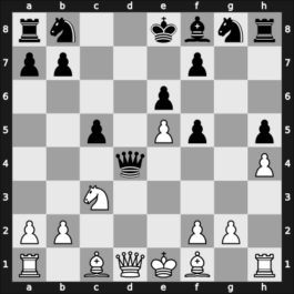 1961 World Championship 24th – Round 14 – Tal, Mikhail – 1/2-1/2 – Botvinnik, Mikhail – G13