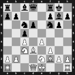 1961 World Championship 24th – Round 15 – Botvinnik, Mikhail – 1-0 – Tal, Mikhail – G14