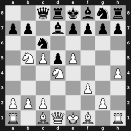 1961 World Championship 24th – Round 16 – Tal, Mikhail – 1/2-1/2 – Botvinnik, Mikhail – G15