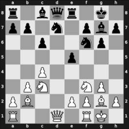 1961 Zagreb – Round 1 – Udovcic, Mijo – 1/2-1/2 – Marovic, Drazen – G8