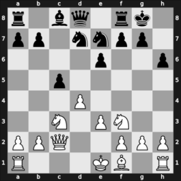 1961 Zagreb – Round 1 – Sofrevski, Jovan – 1/2-1/2 – Trifunovic, Petar – G25